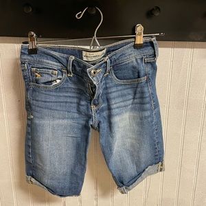 Abercrombie kids Jean shorts size 16